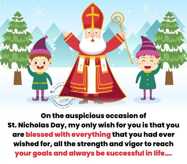 On The Auspicious Occasion Of St. Nicholas