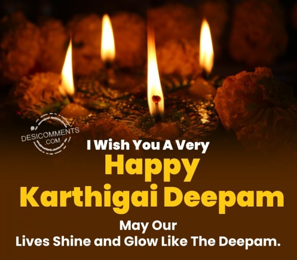 I Wish You A Very Happy Karthigai Deepam