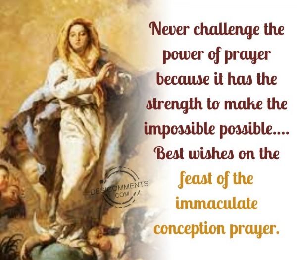 Best Wishes On Feast of the Immaculate Conception