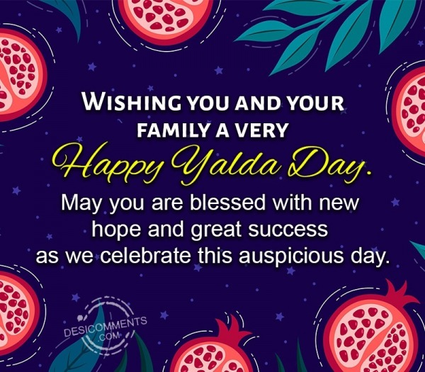 Happy Yalda Night Wish Pic