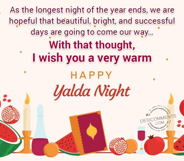 Warm Wishes On Yalda Night