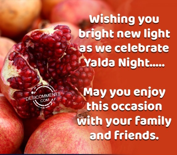 Happy Yalda Night Wish Pic For Friends