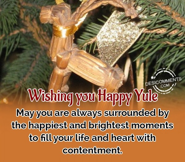 Happy Yule Greeting Image