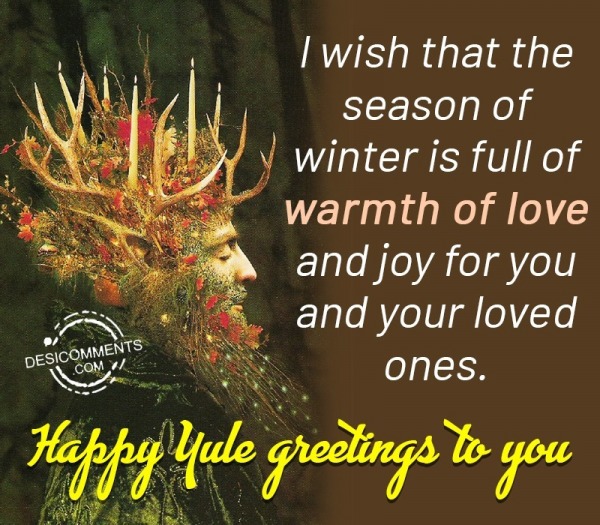 Happy Yule Greetings To You