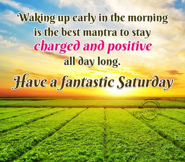 Have A Fantastic Saturday