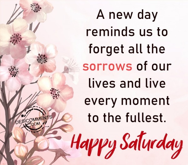 Happy Saturday Wish For Friends