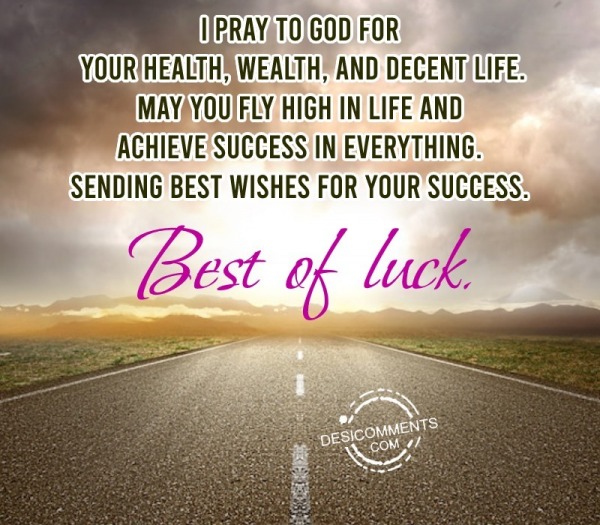 Sending Best Wishes For Your Success