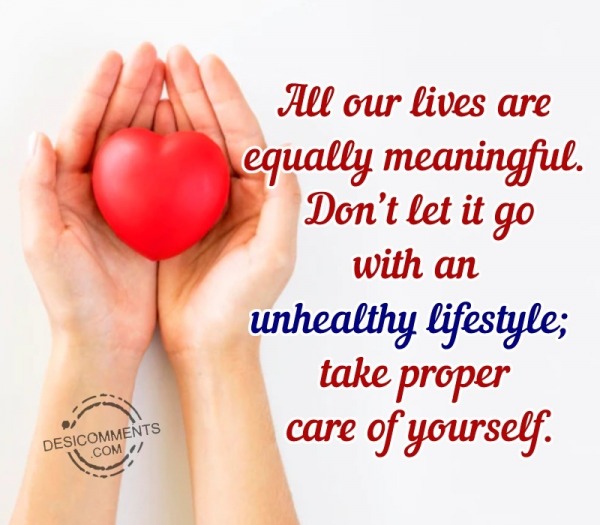All Our Lives Are Equally
