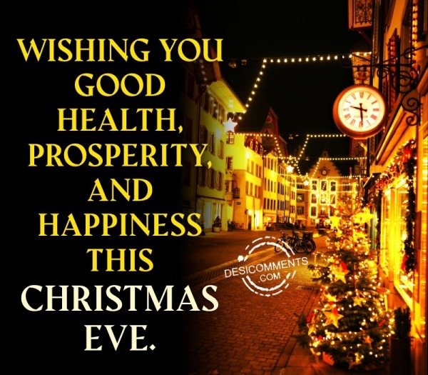 Wishing You Good Health, Prosperity