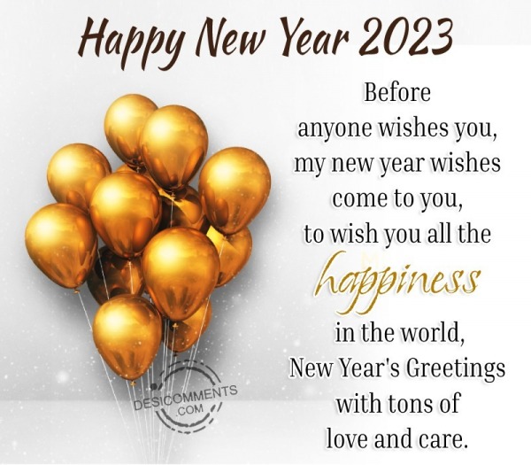 Before Anyone Wishes You, My New Year Wishes