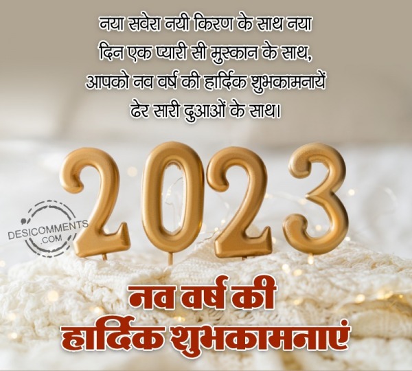 Happy New Year 2023 Hindi Wish Picture