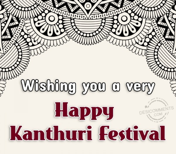 Happy Kanthuri Festival Image