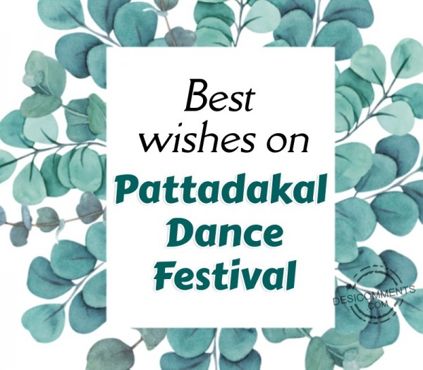 Best Wishes On Pattadakal Dance Festival Pic