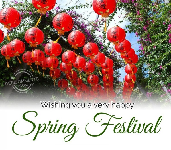 Wishing You A Very Happy Spring Festival