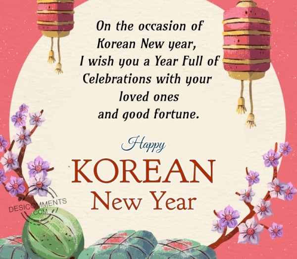 On The Occasion Of Korean New Year