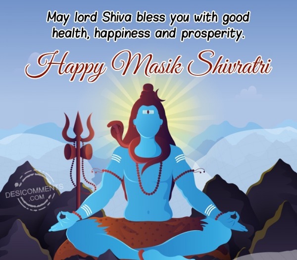 Happy Masik Shivaratri Blessing Pic