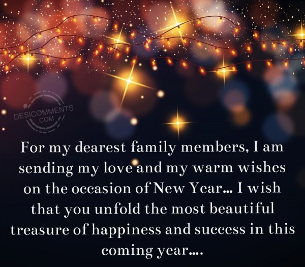 For My Dearest Family Members, I Am