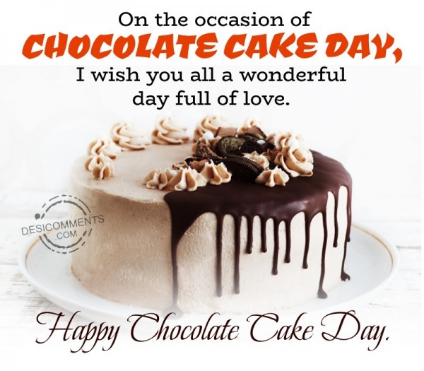 On The Occasion of Chocolate Cake Day