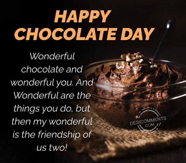 Wonderful Chocolate And Wonderful You