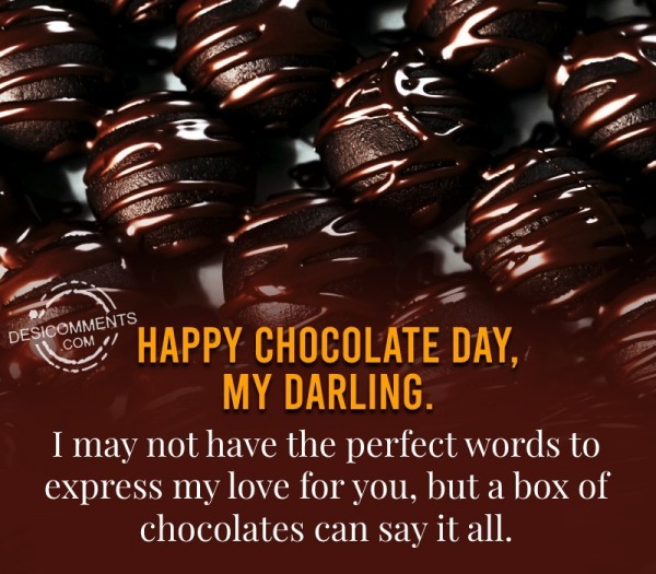 Happy Chocolate Day, My Darling