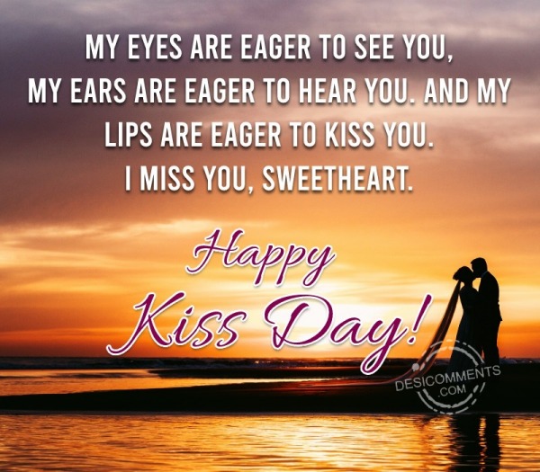 Sweetheart, Happy Kiss Day