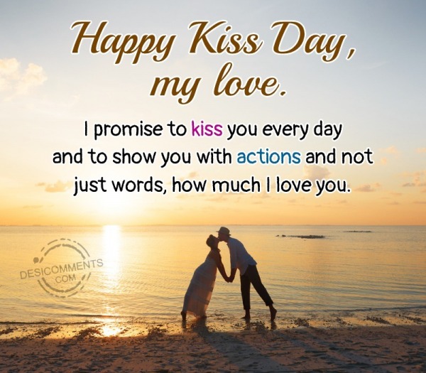 Happy Kiss Day, My Love