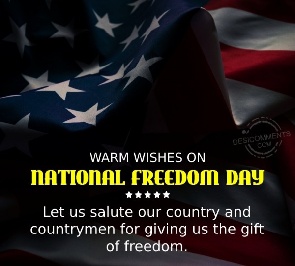 Let Us Salute Our Country And