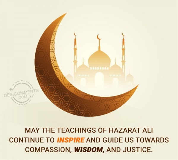 May The Teachings Of Hazarat Ali