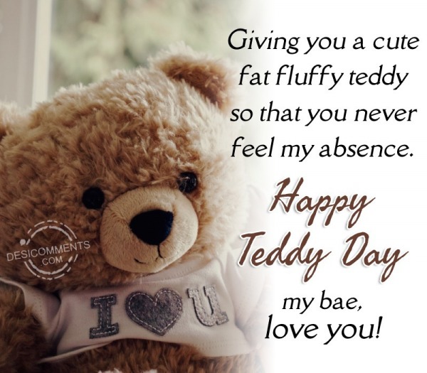 Giving You A Cute Fat Fluffy Teddy So That