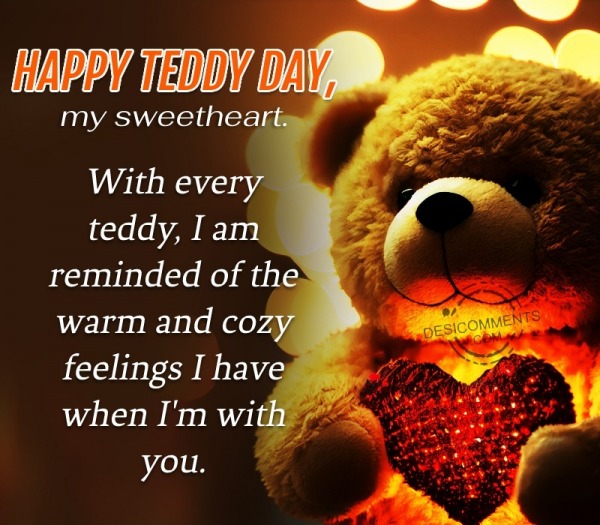 I'm With You. Happy Teddy Day, My Sweetheart