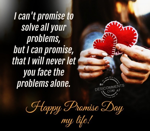Happy Promise Day My Life