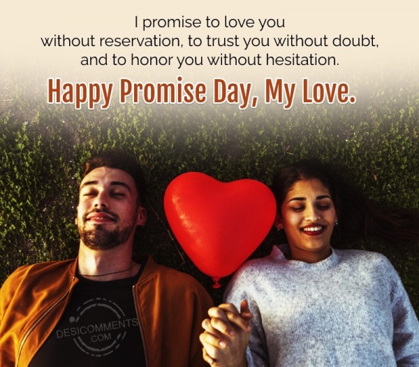 Happy Promise Day, My Love