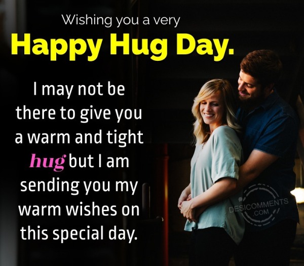Wishing You A Very Happy Hug Day