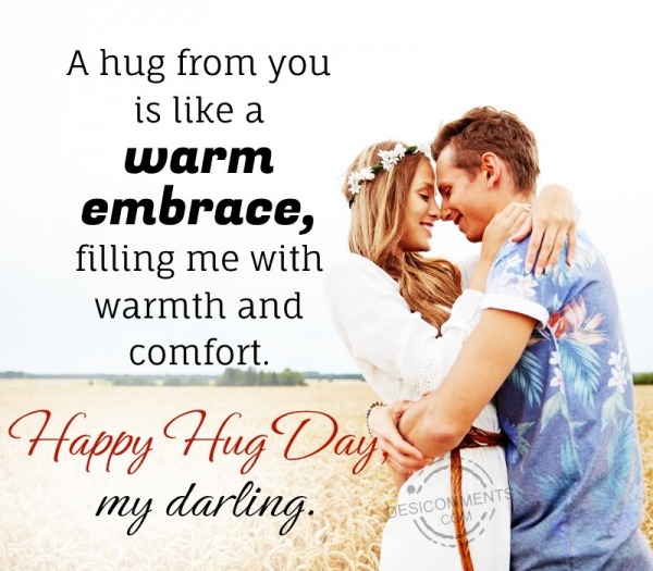 Happy Hug Day, My Darling