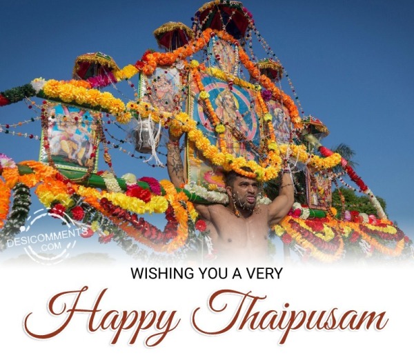 Wish You A Very Happy Thaipusam