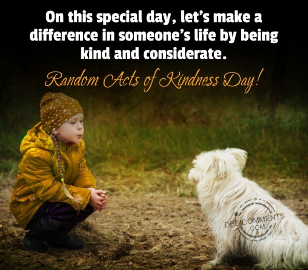 On This Special Day, Let's Make A Difference In