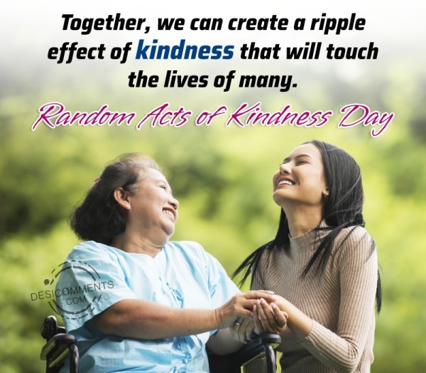 Together, We Can Create A Ripple Effect