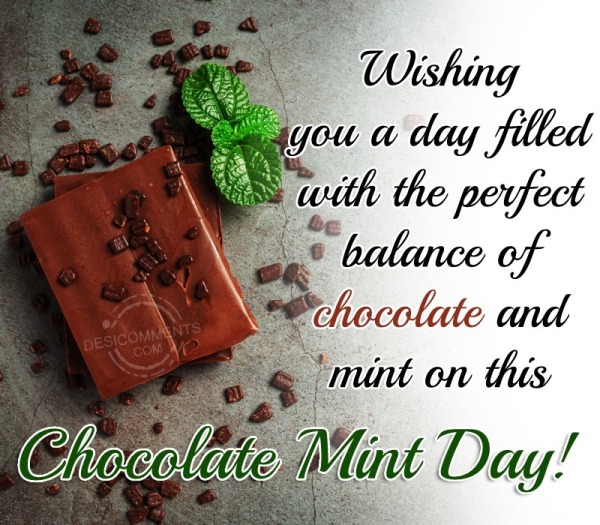 Chocolate And Mint On This Chocolate Mint Day