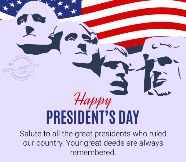 Salute To All The Great Presidents Who Ruled