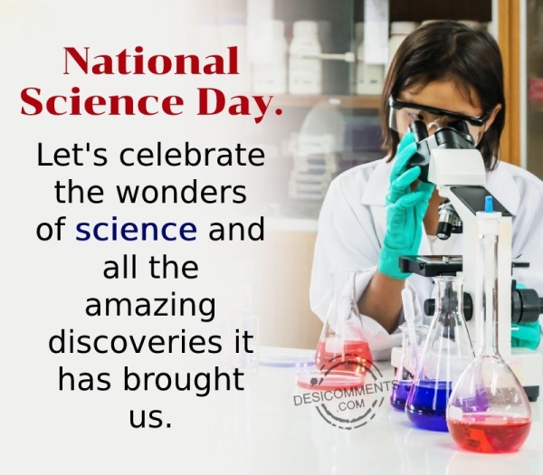 National Science Day. Let's Celebrate The