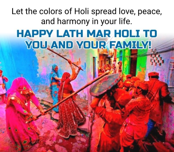 Let The Colors Of Holi Spread Love, Peace,