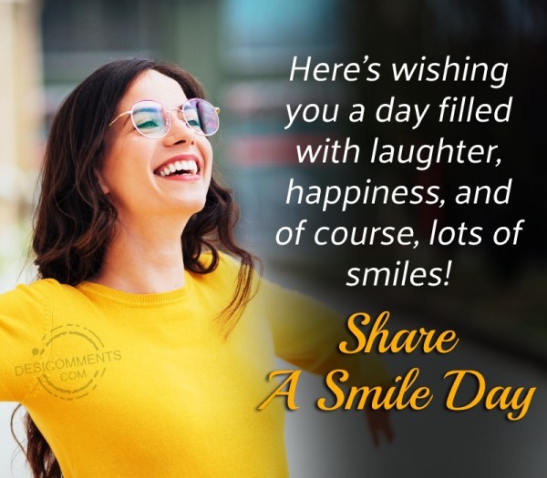 Here’s Wishing You A Day Filled With Laughter,
