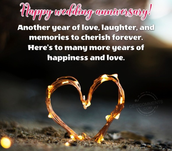 Happy Wedding Anniversary! Another Year Of Love
