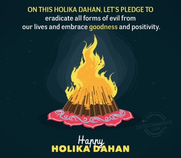 Happy Holika Dahan Wish Pic