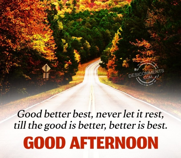 Good Better Best, Never Let