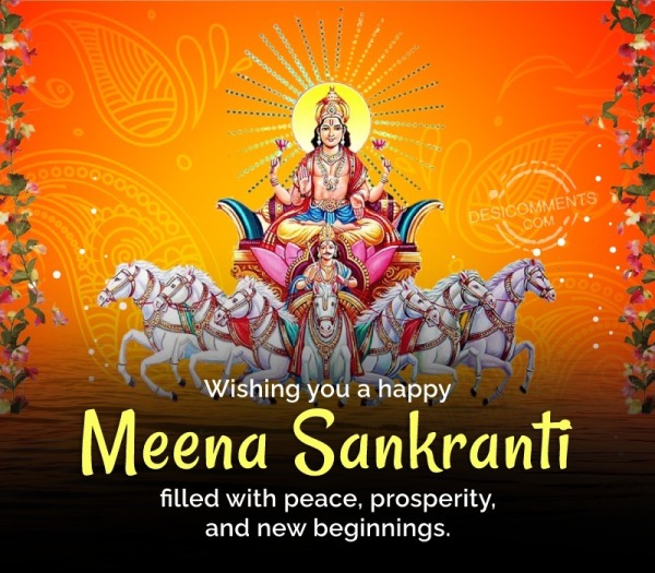 Wishing You A Happy Meena Sankranti