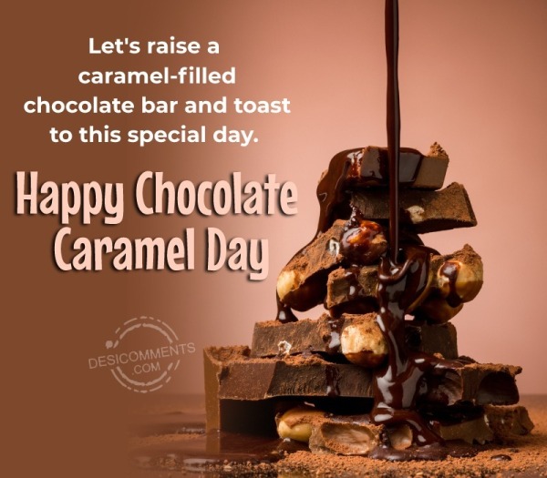 Let’s Raise A Caramel-filled Chocolate Bar