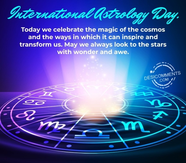 International Astrology Day. Today We Celebrate