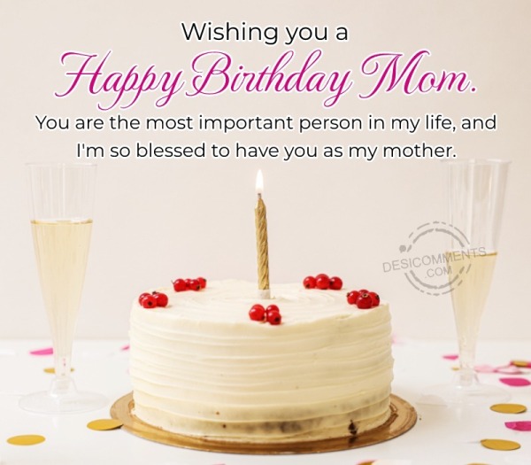 Wishing You A Happy Birthday, Mom