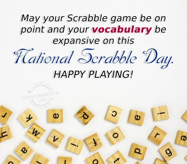 May Your Scrabble Game Be On Point
